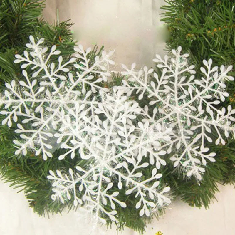 Christmas White Snowflake 30/60/90pcs