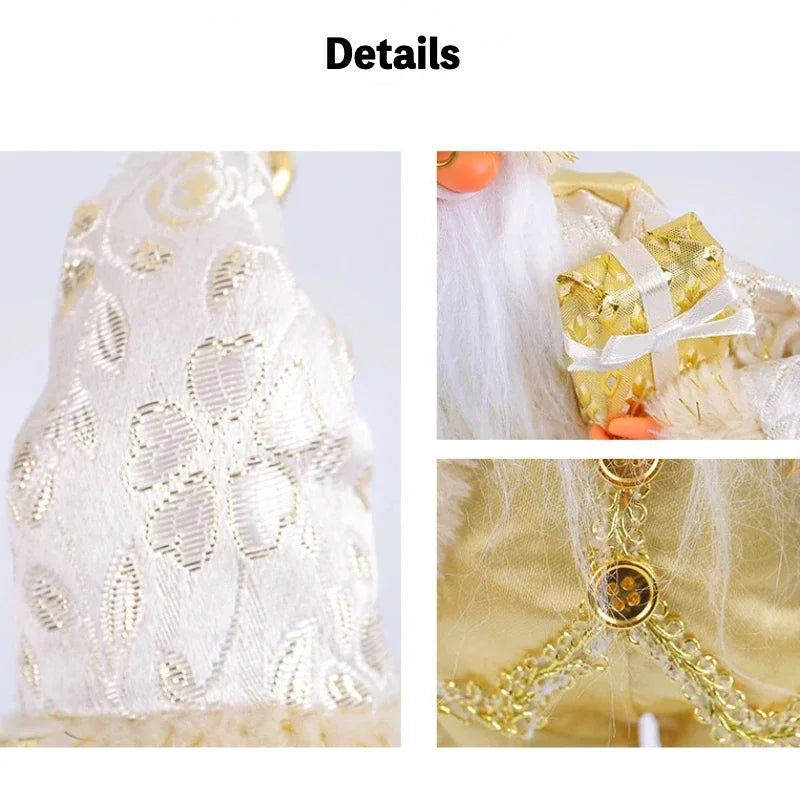 1~4PCS Santa Claus Figurine Doll