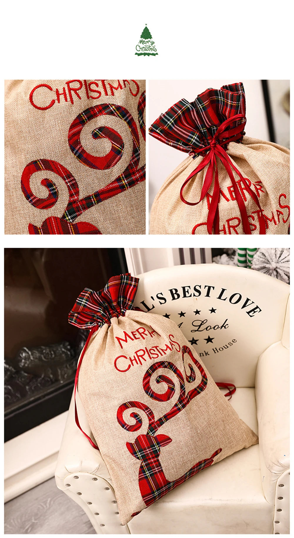Large Christmas Gift Bag
