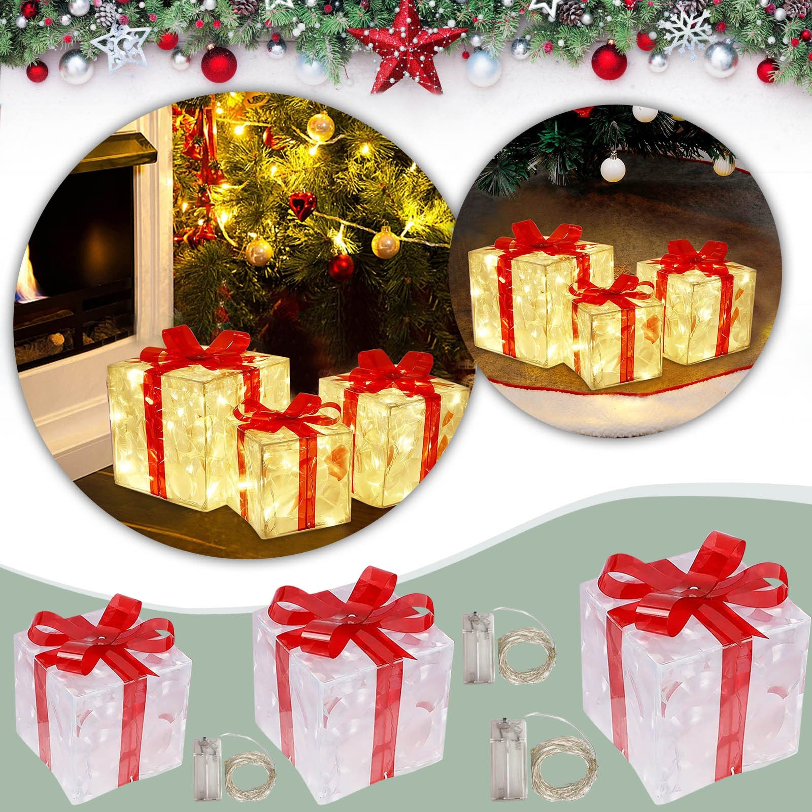 Christmas Glowing Gifts Box