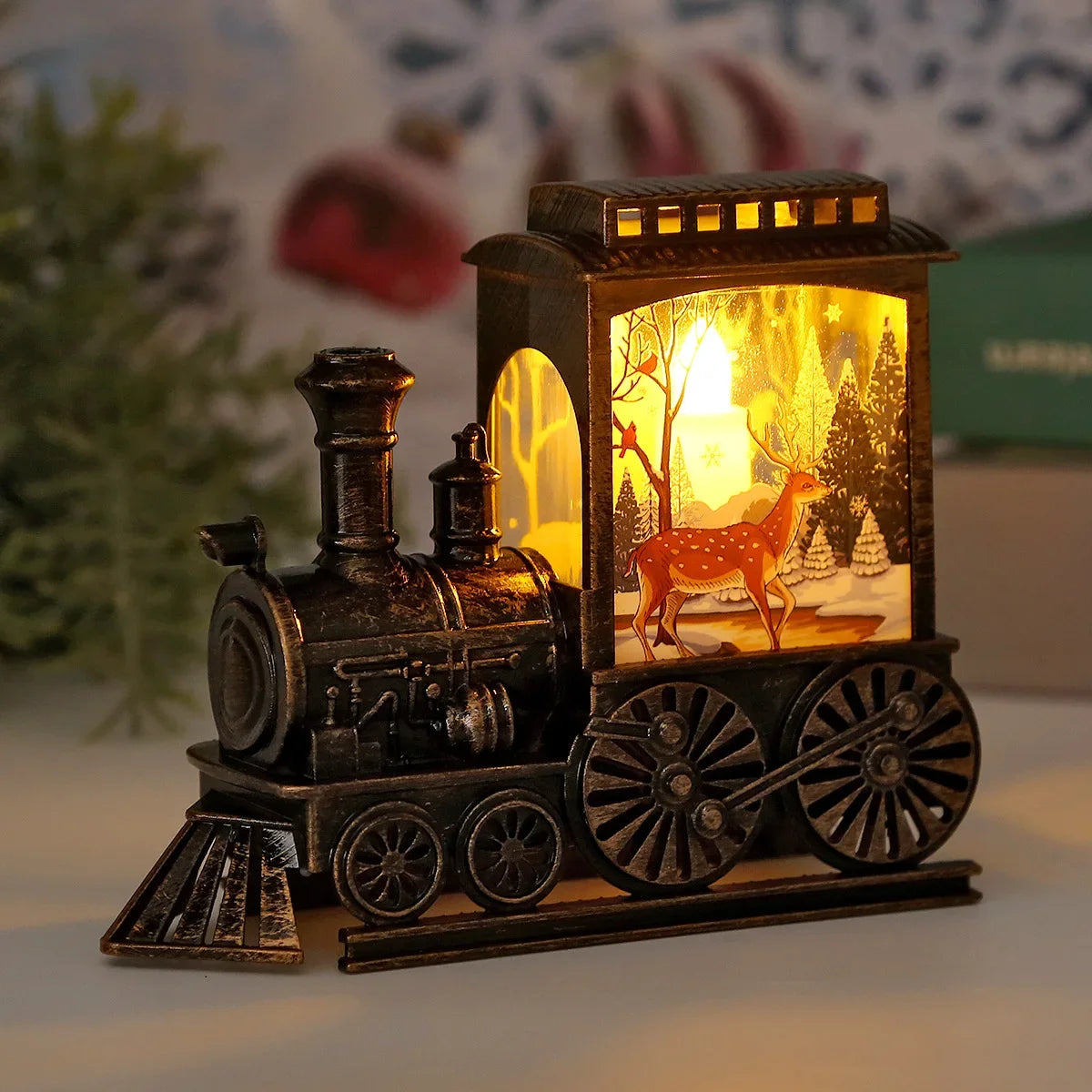 Vintage Portable Train Night Lamp