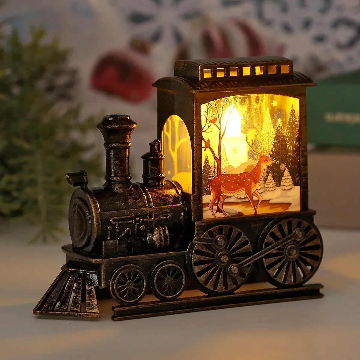 Vintage Portable Train Night Lamp
